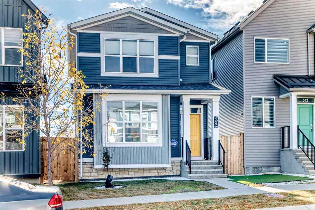 MLS® A2262439 - 689 Livingston Way NE in Livingston Calgary, Residential