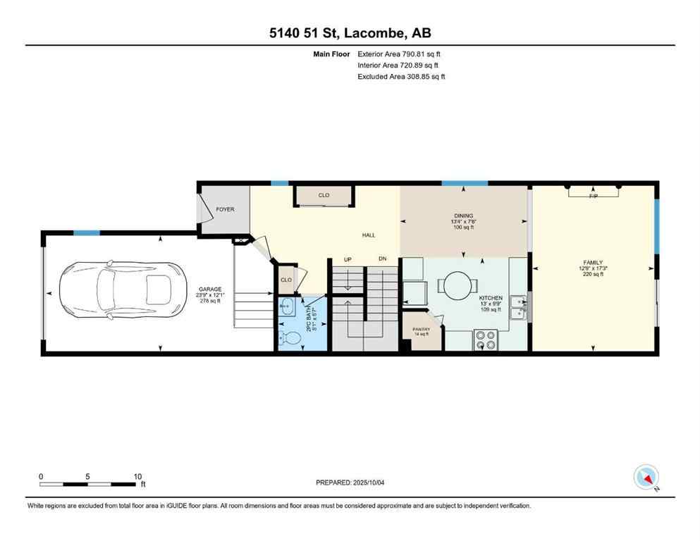 MLS® A2262456 - 5140 51 Street  in Downtown Lacombe Lacombe, Residential
