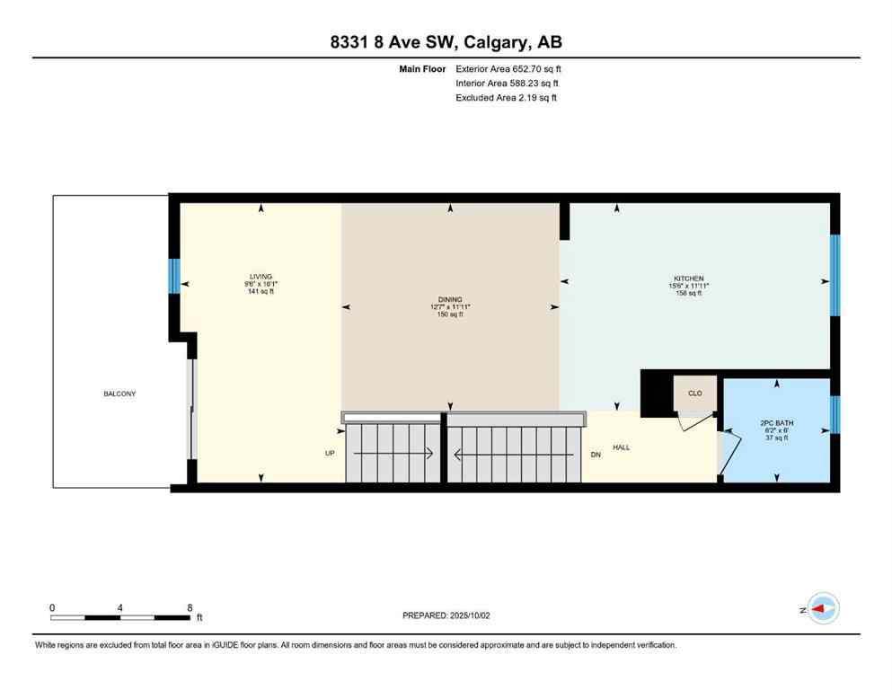 MLS® A2262501 - 8331 8 Avenue SW in West Springs Calgary, Residential