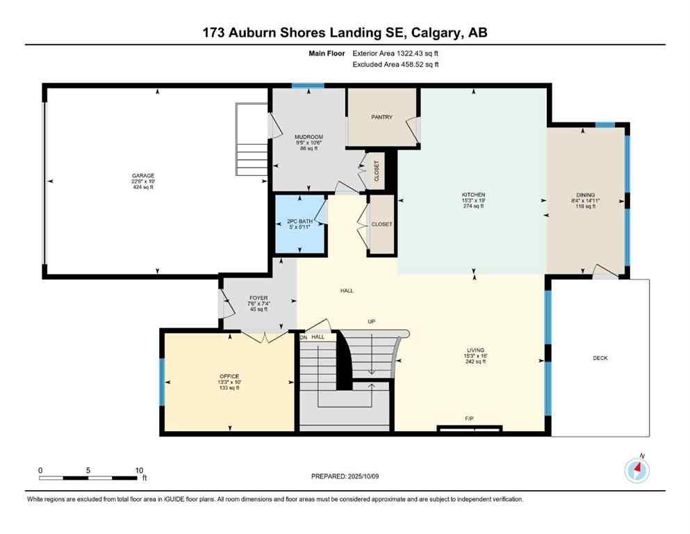 MLS® A2262586 - 173 Auburn Shores Landing SE in Auburn Bay Calgary, Residential