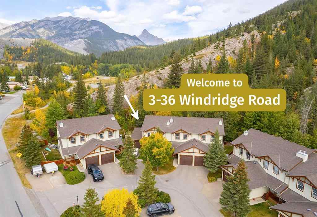 MLS® A2262595 - Unit #3 36 Windridge Road  in NONE Exshaw, Residential