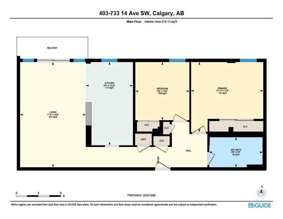 MLS® A2262603 - Unit #403 733 14 Avenue SW in Beltline Calgary, Residential