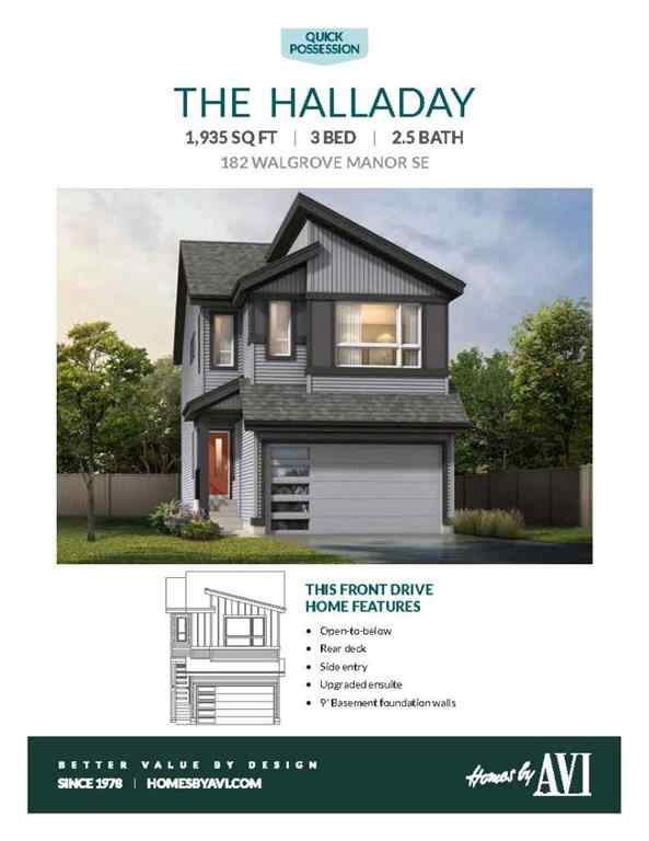 MLS® A2262734 - 182 Walgrove Manor SE in Walden Calgary, Residential