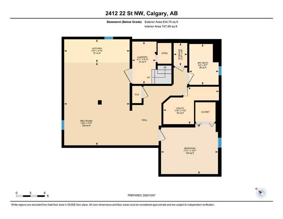 MLS® A2262810 - 2412 22 Street NW in Banff Trail Calgary, Residential
