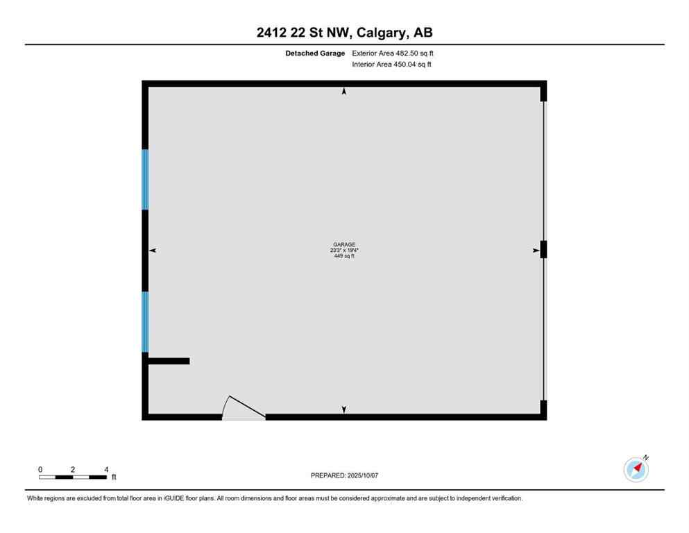 MLS® A2262810 - 2412 22 Street NW in Banff Trail Calgary, Residential