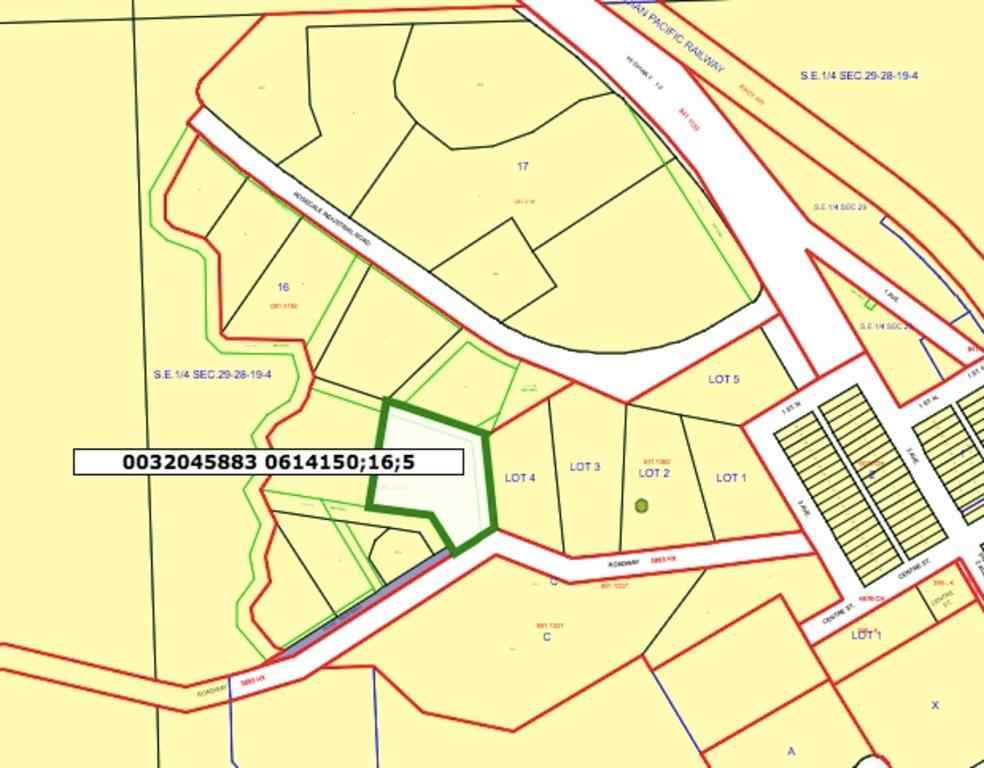 MLS® A2262811 - LOT 5 370 1 STREET NORTH Road  in Downtown Drumheller, Land