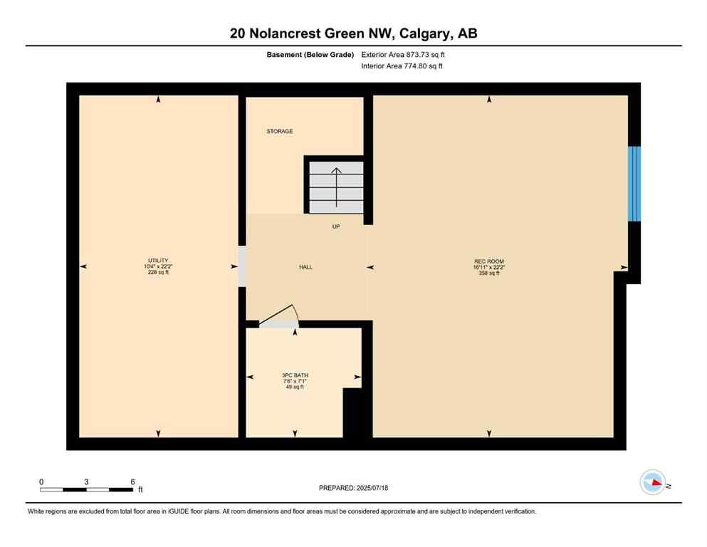 MLS® A2262824 - 20 Nolancrest Green NW in Nolan Hill Calgary, Residential