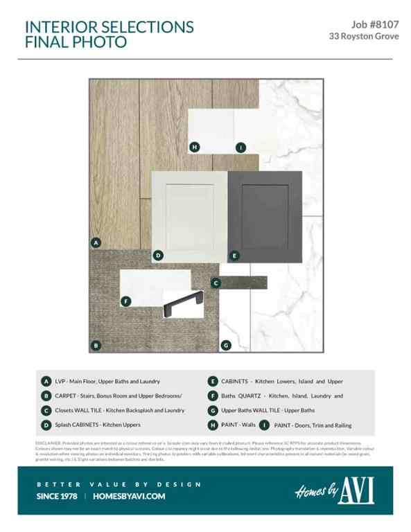 MLS® A2262825 - 33 Royston Grove NW in Haskayne Calgary, Residential