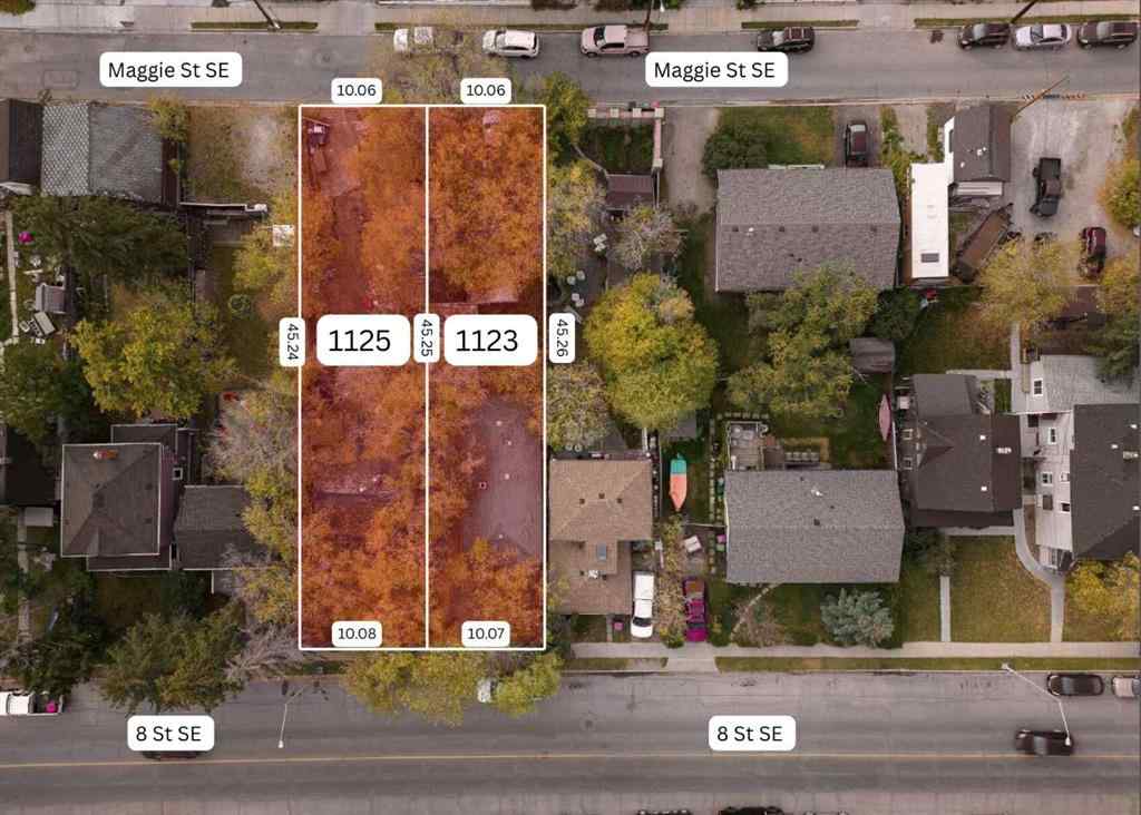 MLS® A2262830 - 1123- 1125 8 Street SE in Ramsay Calgary, Land