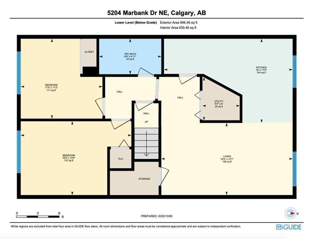 MLS® A2262845 - 5204 Marbank Drive NE in Marlborough Calgary, Residential