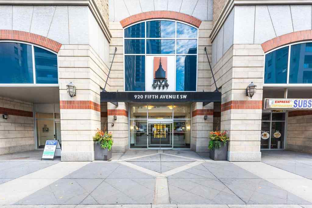 MLS® A2262863 - Unit #1807 920 5 Avenue SW in Downtown Commercial Core Calgary, Residential