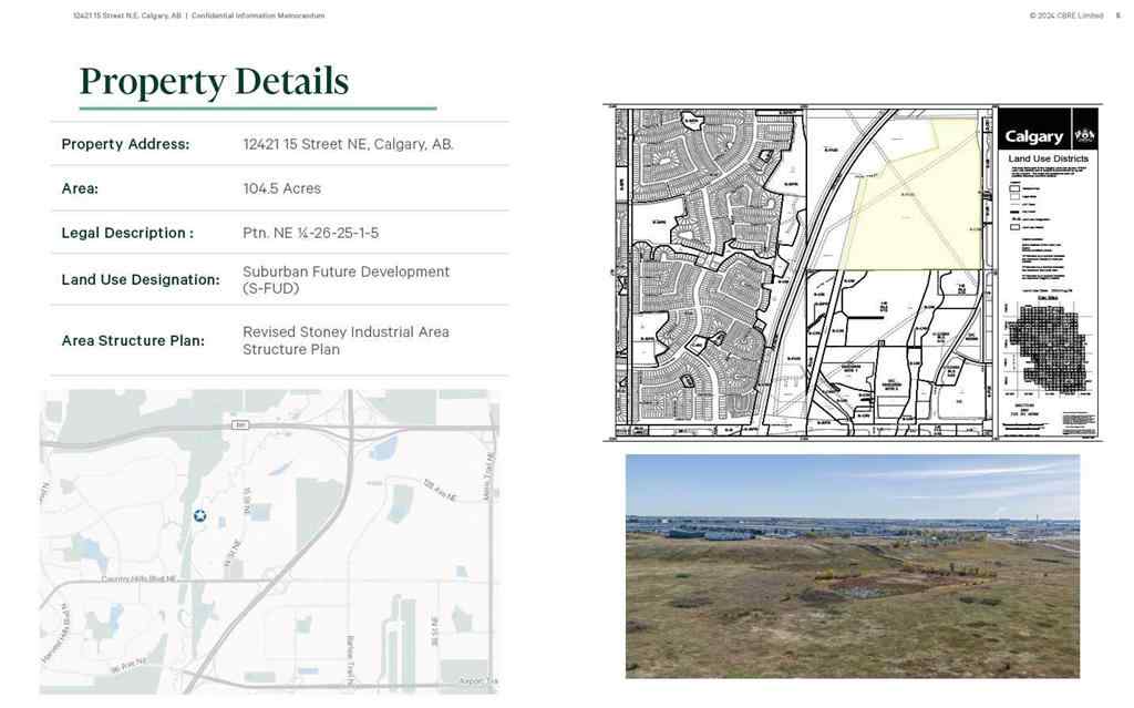 MLS® A2262892 - 12421 15 Street NE in Stoney 1 Calgary, Land