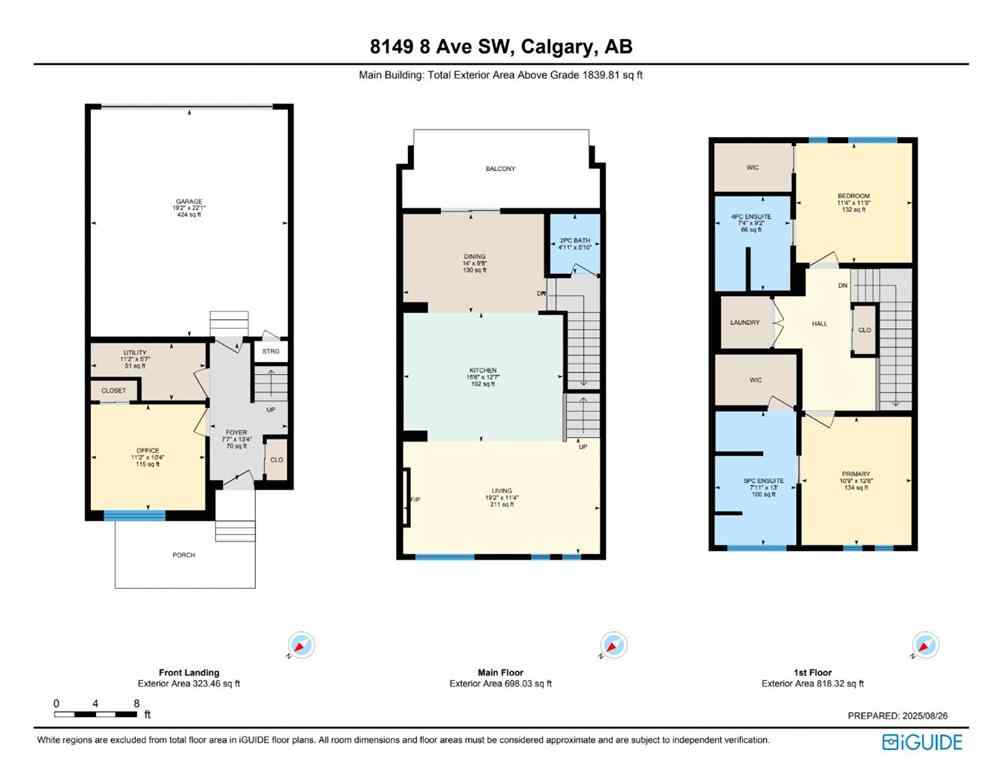 MLS® A2262942 - 8149 8 Avenue SW in West Springs Calgary, Residential