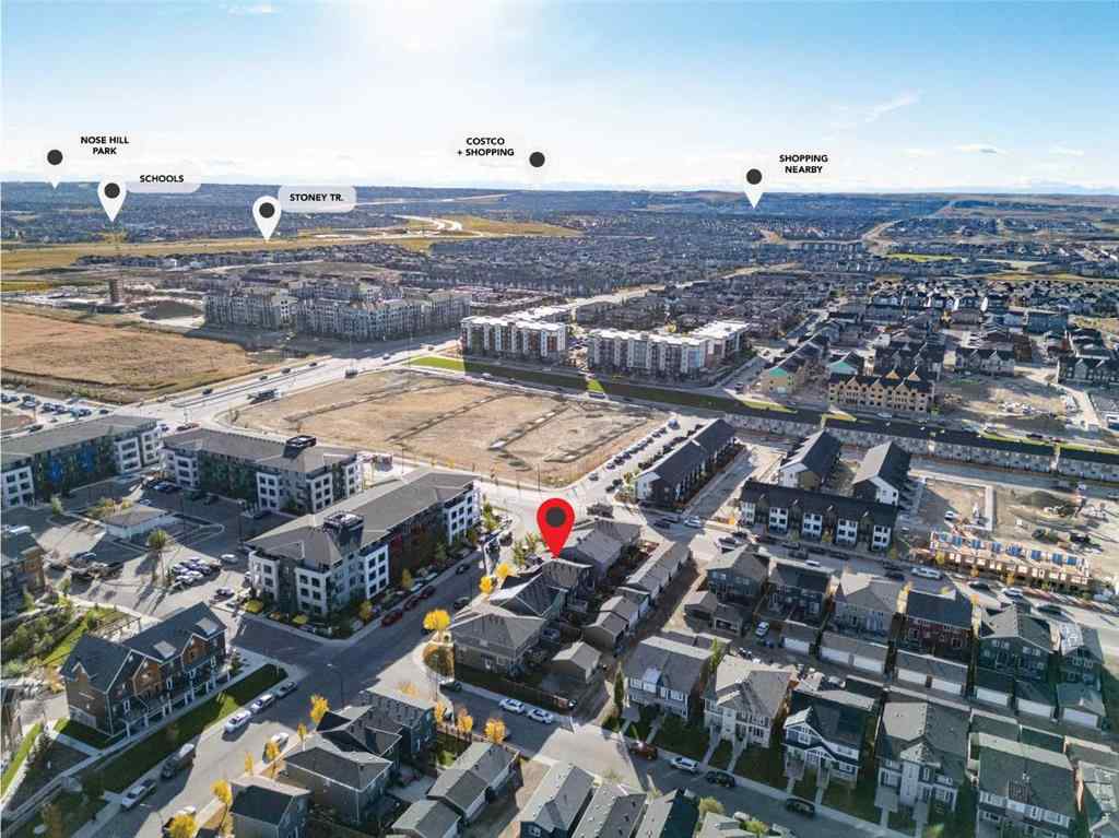 MLS® A2262949 - 128 Livingston Parade NE in Livingston Calgary, Residential