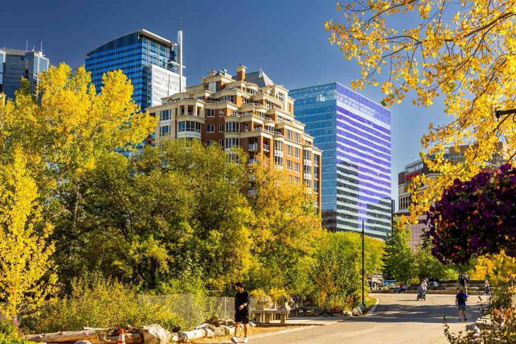 MLS® A2262967 - Unit #1201 690 Princeton Way SW in Eau Claire Calgary, Residential