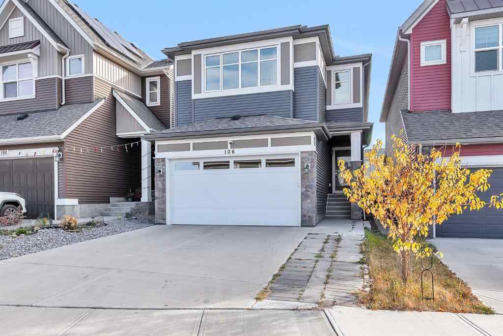 MLS® A2263068 - 106 Lucas Crescent NW in Livingston Calgary, Residential