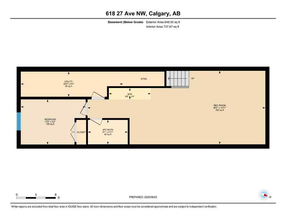 MLS® A2263069 - 618 27 Avenue NW in Mount Pleasant Calgary, Residential