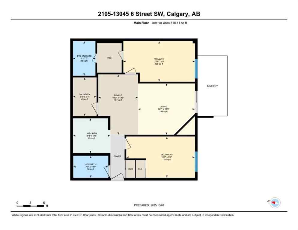 MLS® A2263076 - Unit #2105 13045 6 Street SW in Canyon Meadows Calgary, Residential