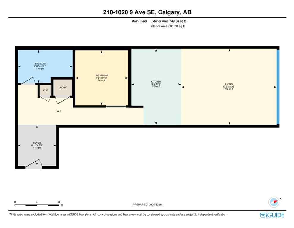 MLS® A2263122 - Unit #210 1020 9 Avenue SE in Inglewood Calgary, Residential