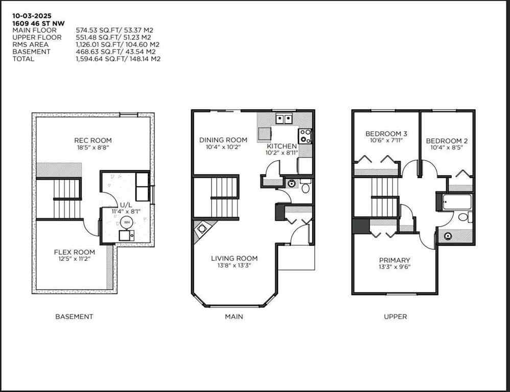 MLS® A2263125 - 1609 46 Street NW in Montgomery Calgary, Residential