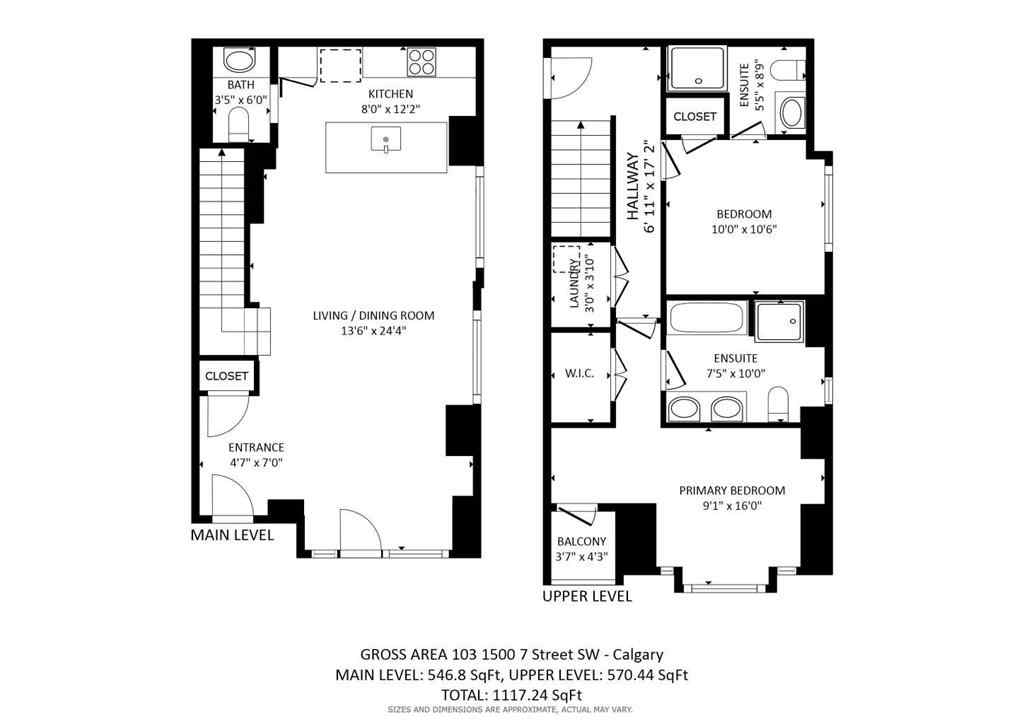 MLS® A2263130 - Unit #103 1500 7 Street SW in Beltline Calgary, Residential