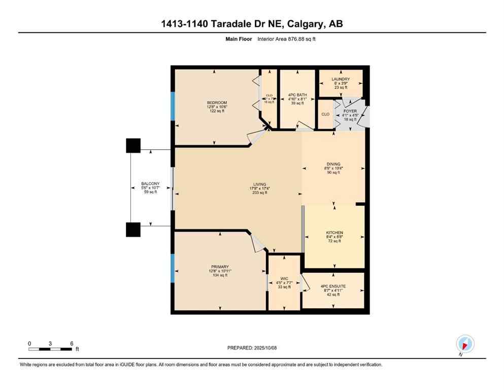 MLS® A2263152 - Unit #1413 1140 Taradale Drive NE in Taradale Calgary, Residential