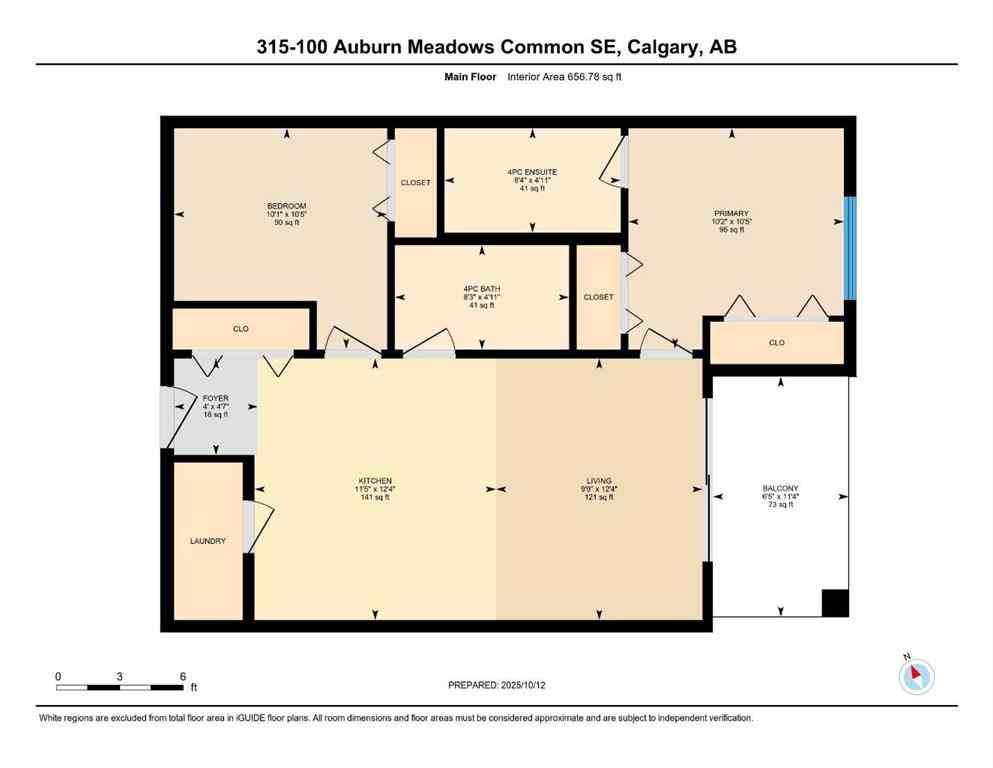 MLS® A2263157 - Unit #315 100 Auburn Meadows Common SE in Auburn Bay Calgary, Residential