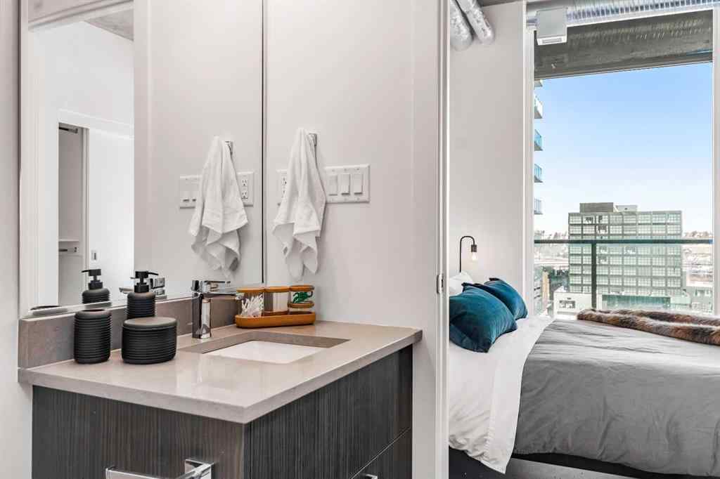 MLS® A2263197 - Unit #804 624 8 Avenue SE in Downtown East Village Calgary, Rental