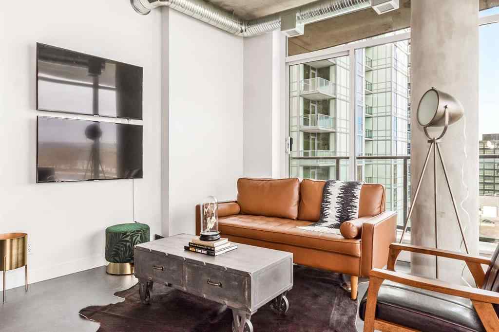 MLS® A2263197 - Unit #804 624 8 Avenue SE in Downtown East Village Calgary, Rental