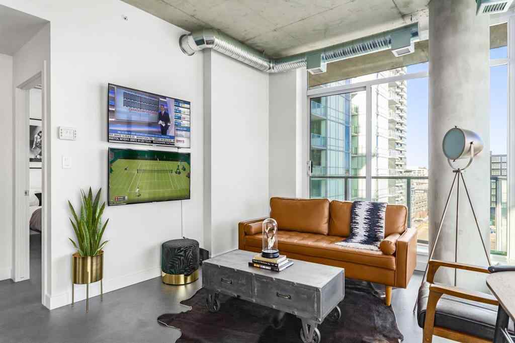 MLS® A2263197 - Unit #804 624 8 Avenue SE in Downtown East Village Calgary, Rental