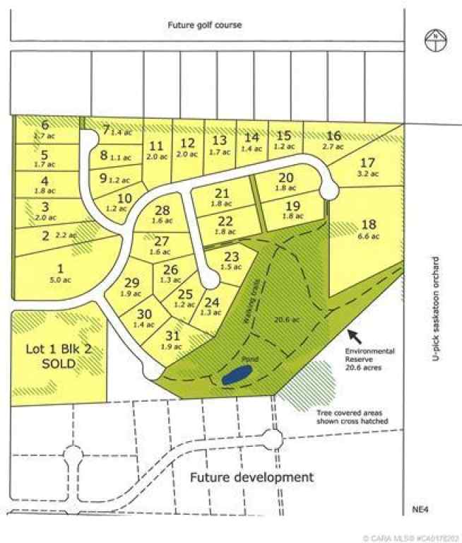MLS® A2263211 - Unit #29 420069 Range Road 284   in Grandview Estates Rural Ponoka County, Land