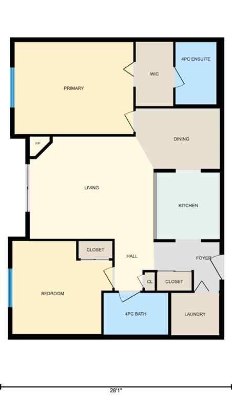 MLS® A2263213 - Unit #403 100 Richard Street  in Downtown Fort McMurray, Residential