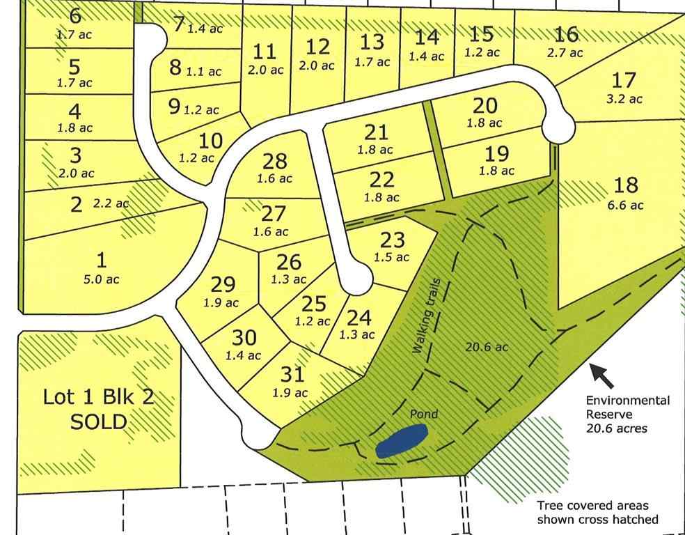 MLS® A2263216 - Unit #12 420069 Range Road 284   in Grandview Estates Rural Ponoka County, Land