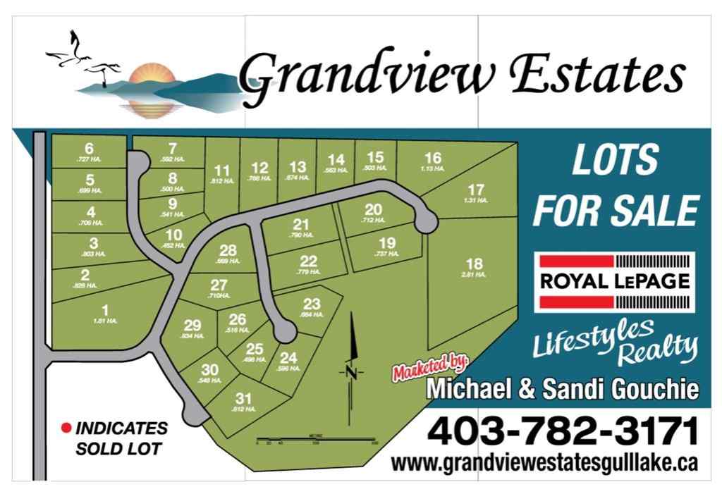 MLS® A2263216 - Unit #12 420069 Range Road 284   in Grandview Estates Rural Ponoka County, Land