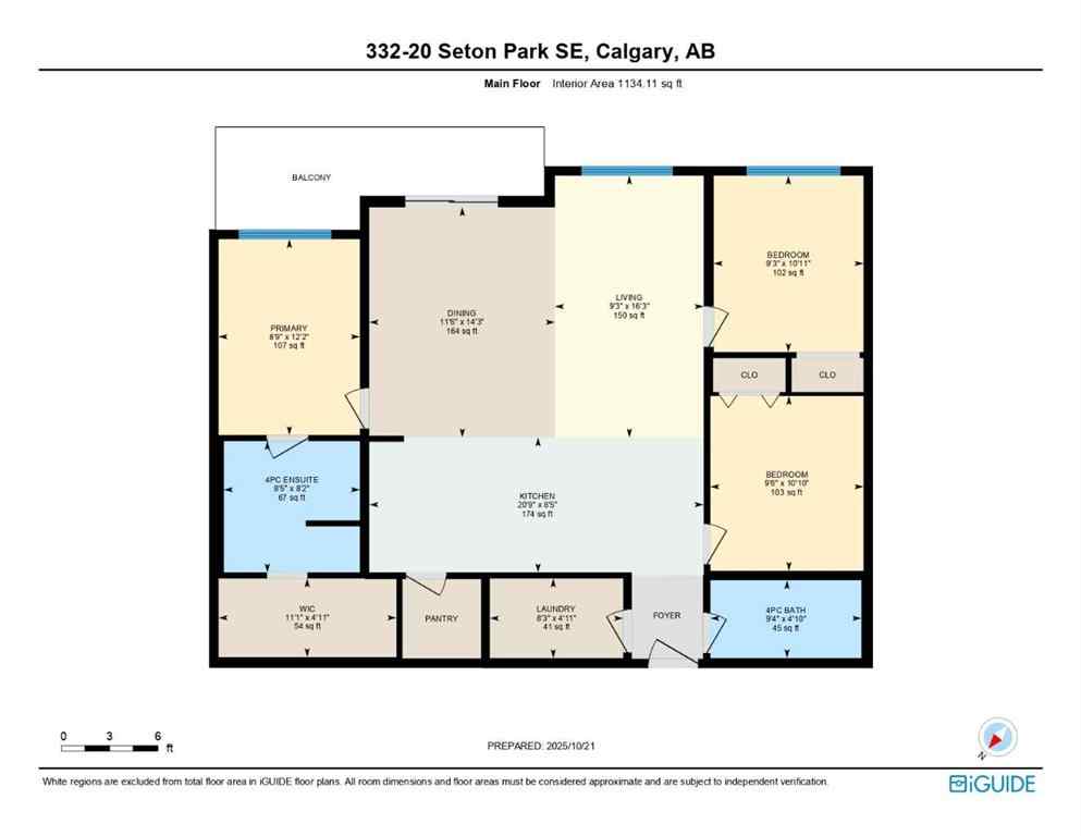 MLS® A2263218 - Unit #332 20 Seton Park SE in Seton Calgary, Residential