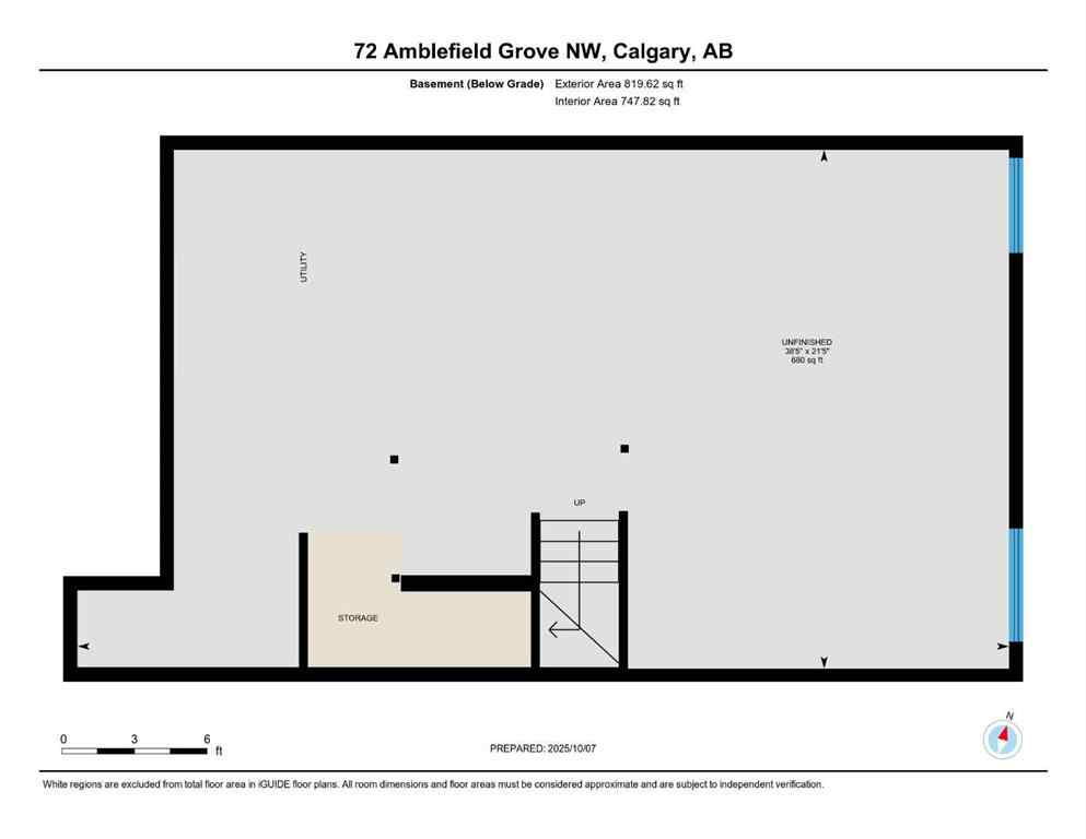 MLS® A2263229 - 72 Amblefield Grove NW in NONE Calgary, Residential