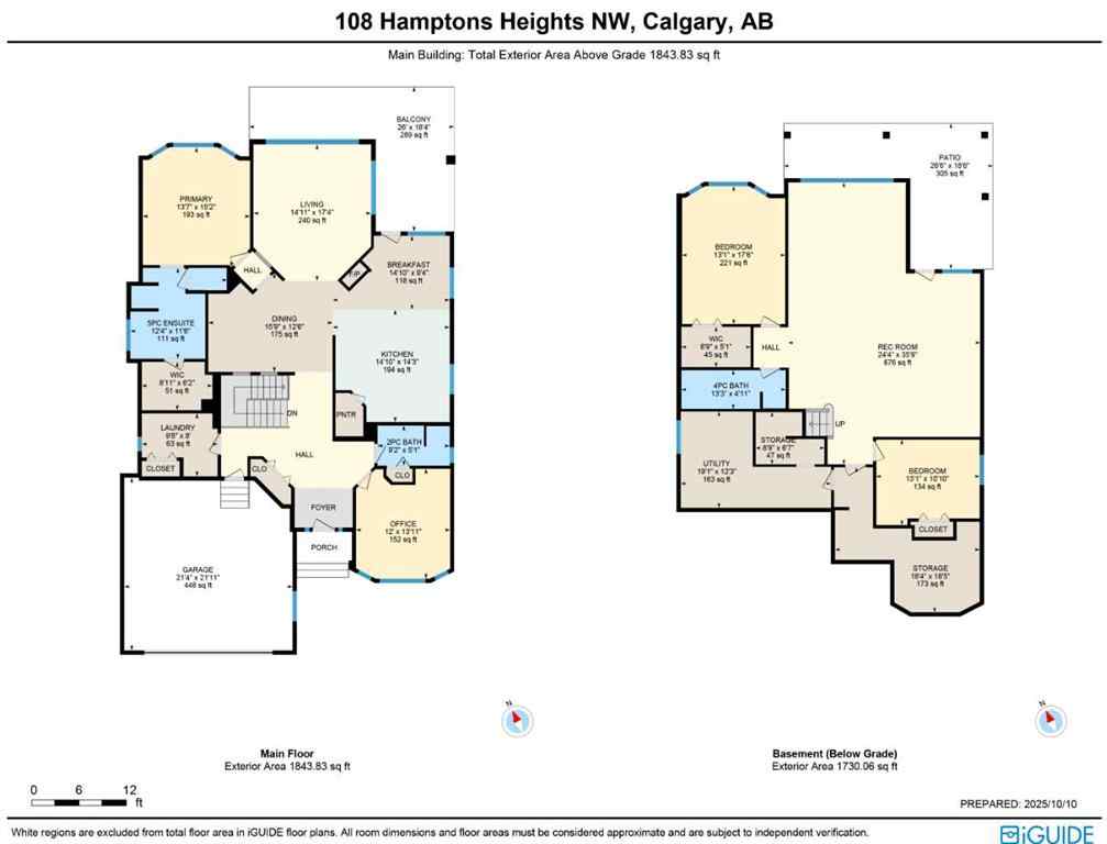 MLS® A2263257 - 108 Hamptons Heights NW in Hamptons Calgary, Residential