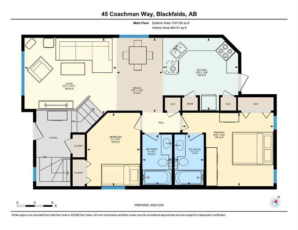 MLS® A2263259 - 45 Coachman Way  in Cottonwood Estates Blackfalds, Residential