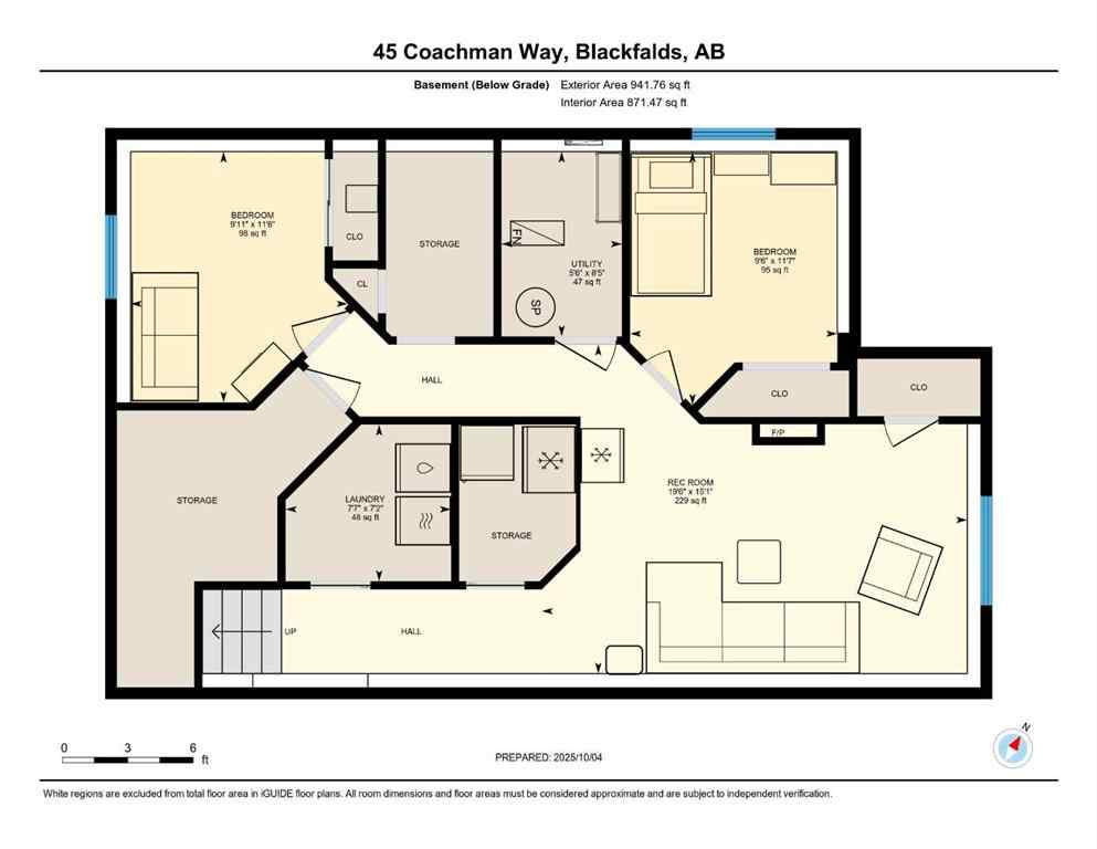 MLS® A2263259 - 45 Coachman Way  in Cottonwood Estates Blackfalds, Residential