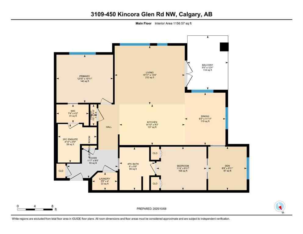 MLS® A2263267 - Unit #3109 450 Kincora Glen Road  in Kincora Calgary, Residential