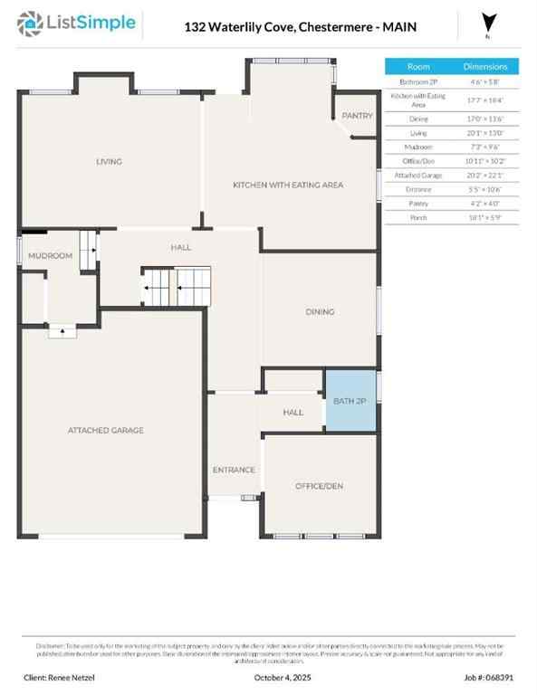 MLS® A2263323 - 132 Waterlily Cove  in Lakepointe Chestermere, Residential