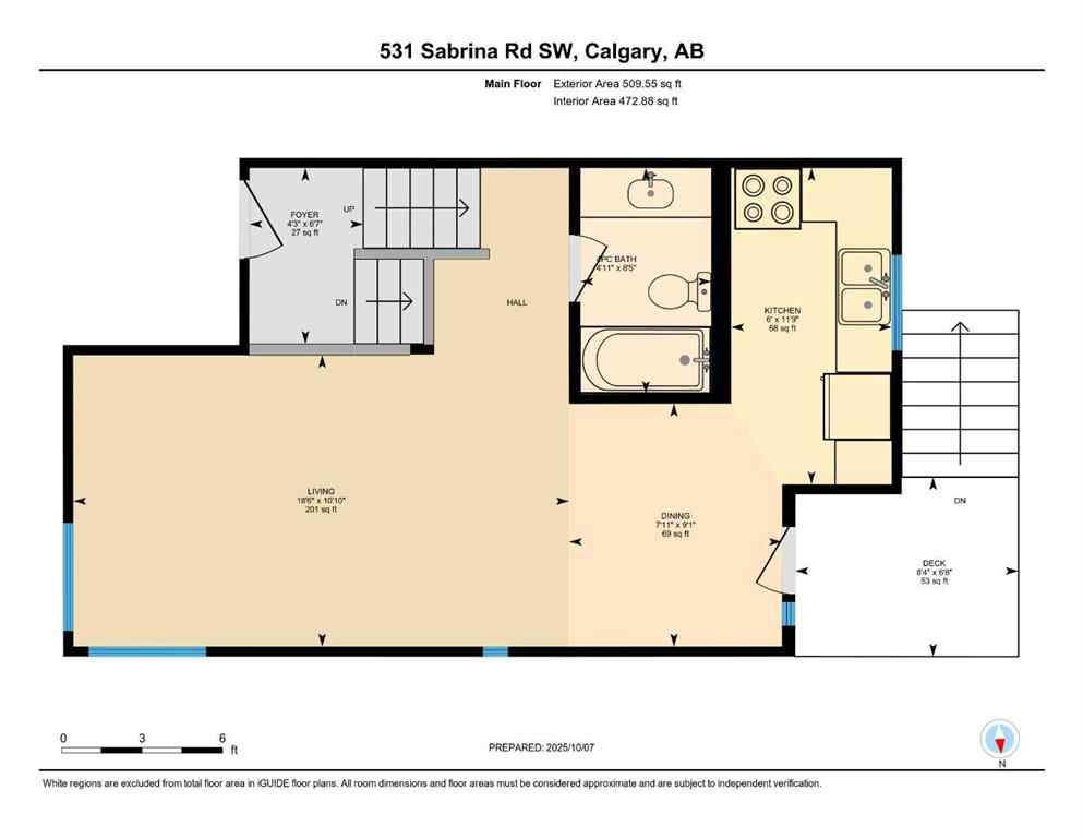 MLS® A2263330 - 531 Sabrina Road SW in Southwood Calgary, Residential