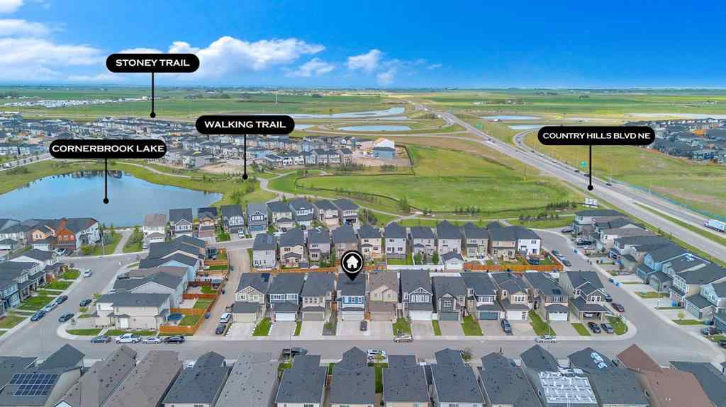 MLS® A2263341 - 229 Cornerbrook Common NE in Cornerstone Calgary, Residential