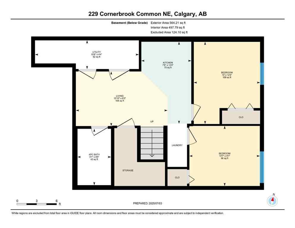 MLS® A2263341 - 229 Cornerbrook Common NE in Cornerstone Calgary, Residential
