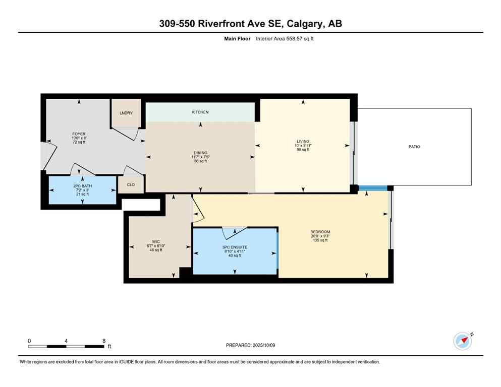 MLS® A2263373 - Unit #309 550 Riverfront Avenue SE in Downtown East Village Calgary, Residential