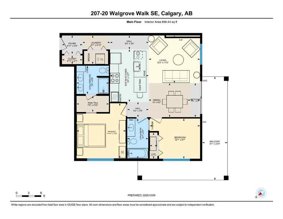 MLS® A2263398 - Unit #207 20 Walgrove Walk SE in Walden Calgary, Residential
