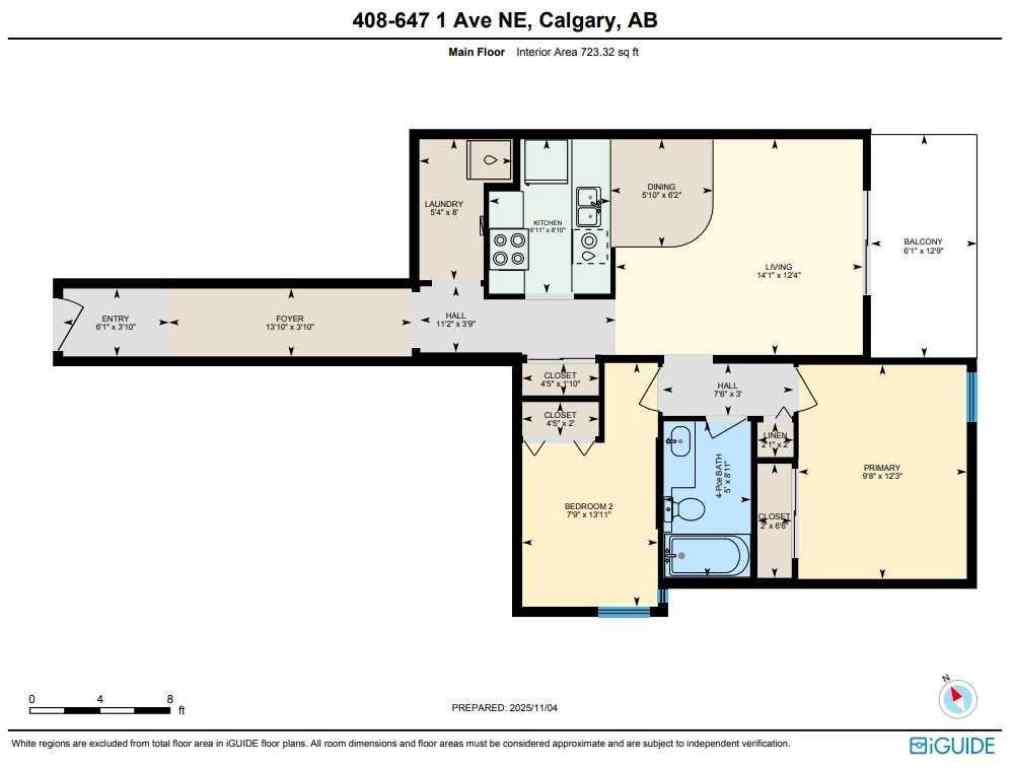 MLS&reg; # A2263399 - Unit #408 647 1 Avenue NE in Bridgeland/Riverside Calgary, Residential Open Houses