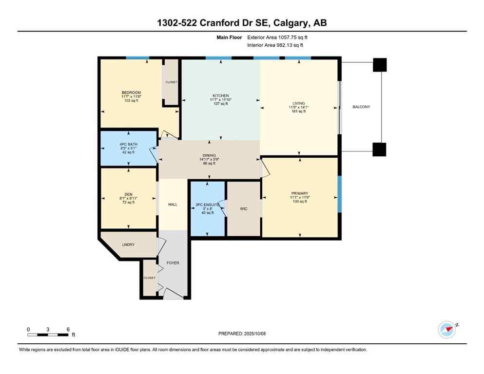 MLS® A2263487 - Unit #1302 522 Cranford Drive SE in Cranston Calgary, Residential