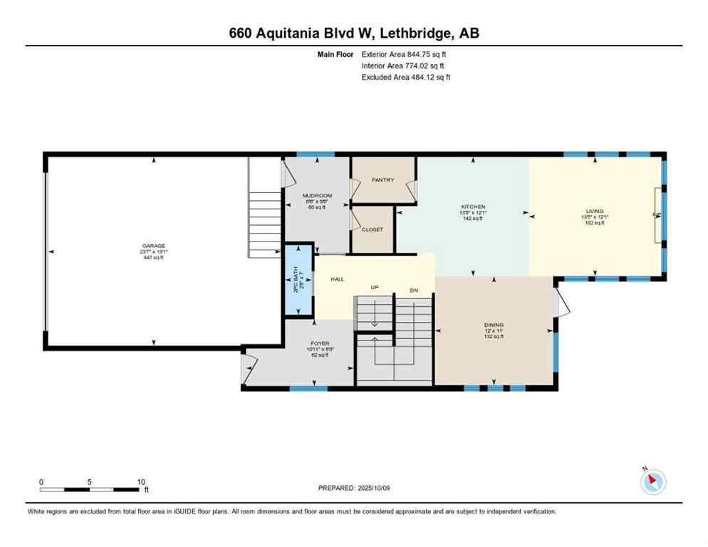 MLS® A2263516 - 660 Aquitania Boulevard W in Garry Station Lethbridge, Residential