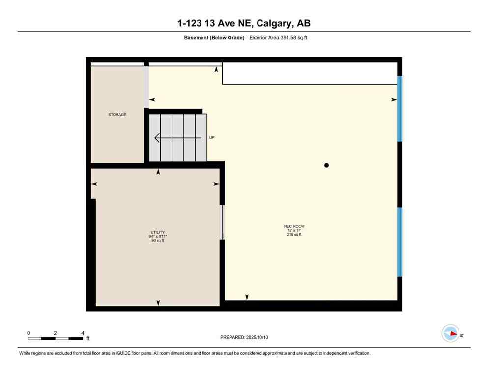 MLS® A2263530 - Unit #1 123 13 Avenue NE in Crescent Heights Calgary, Residential